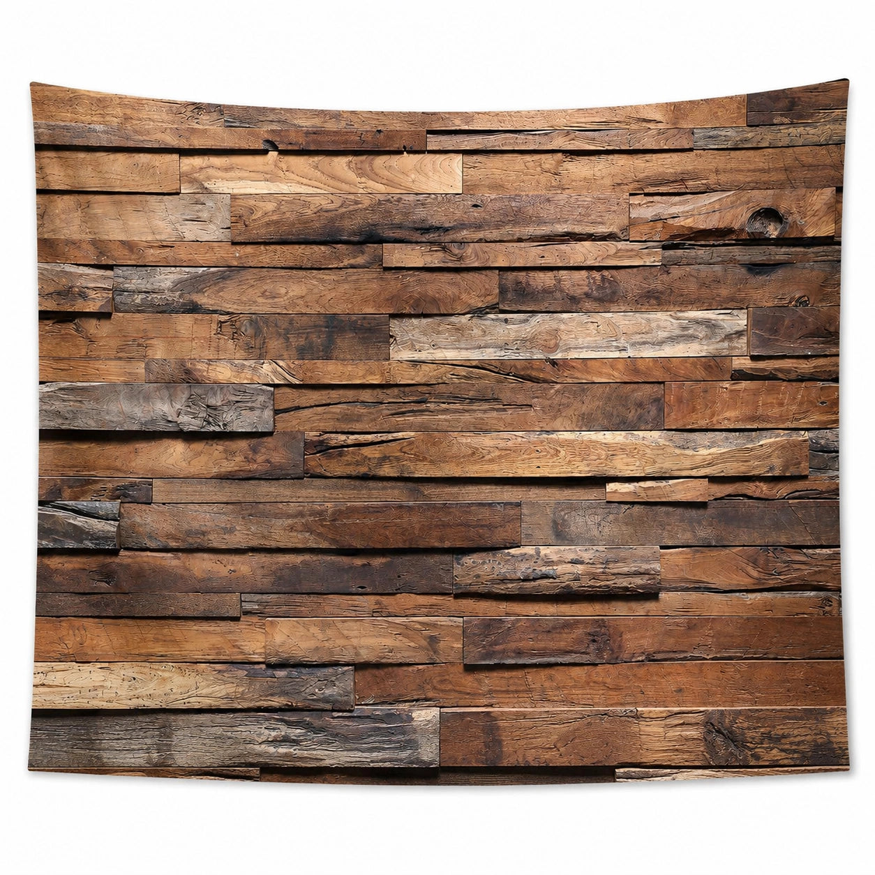 Tenture Murale en Bois Recyclé Style Rustique