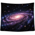 Tenture Murale Galaxie Espace 150x200 cm Noir/Violet/Bleu